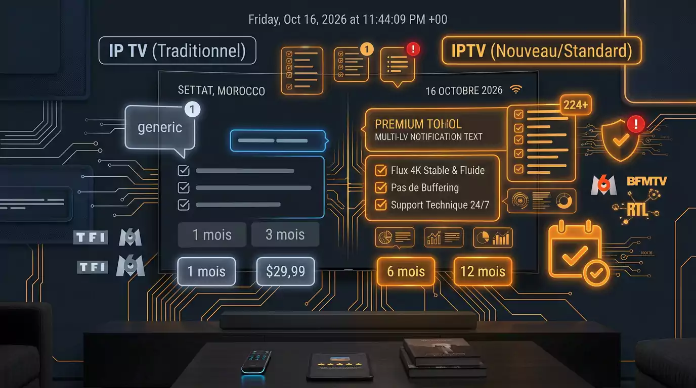 Abonnement IP TV ou IPTV : Quelle Différence ?